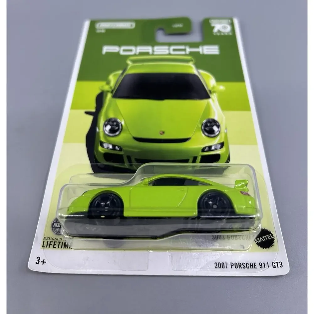 Matchbox 2007 PORSCHE 911 GT3 70 Years Green Diecast GGF12 Diecast 1:64 NOC